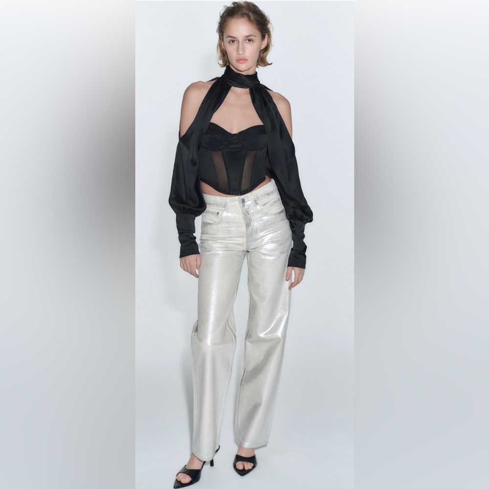 COPY - Zara Silver Jeans